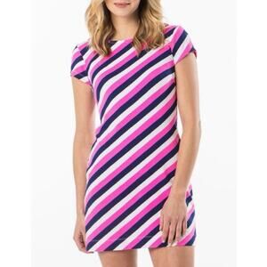 Mahi Gold Addie Dress in Multi Stripe Medium